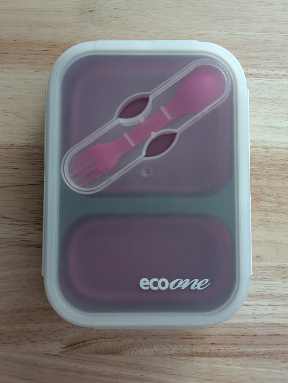 Bento Box Eco One Silicone Lunch Box With Spork